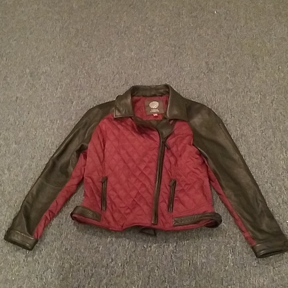 VINCE CAMUTO LEATHER QUILTED JACKET - Picture 6 of 8